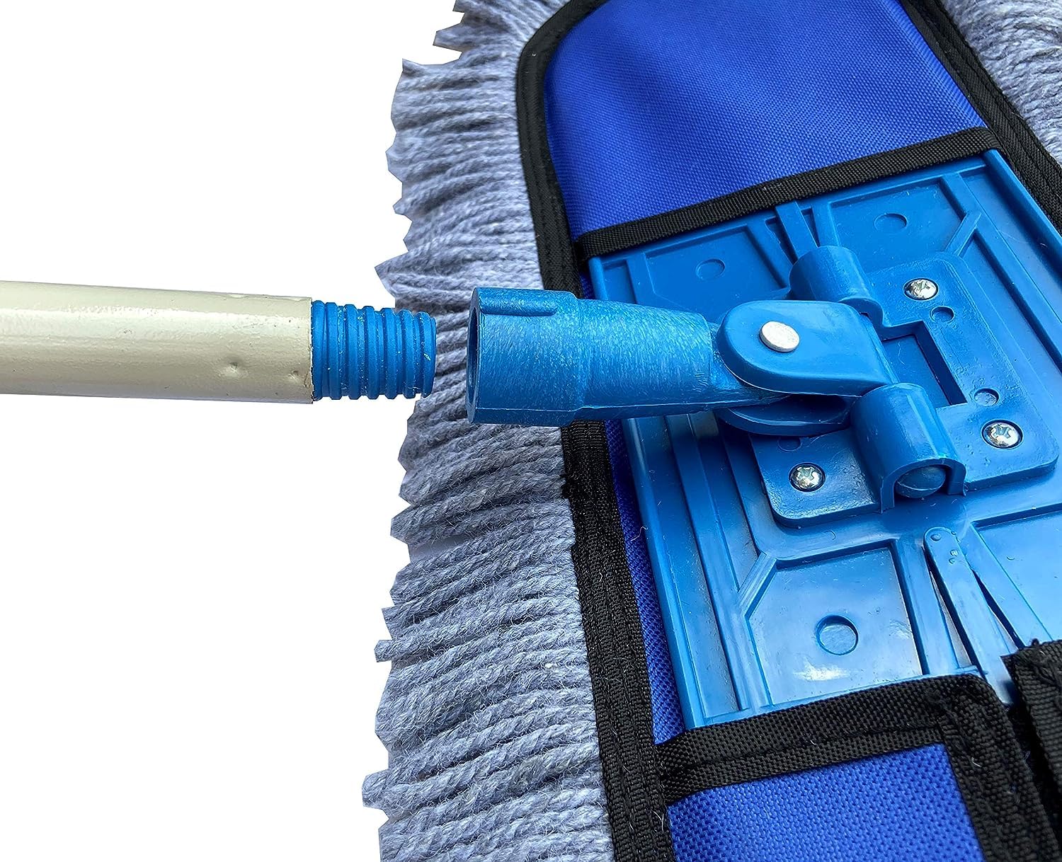 Microfiber Wet & Dry Cotton Pad Floor Mop  Telescopic handle Floor Cleaning Mop Home Office Hotels Hospitals(18 INCH Full Set)