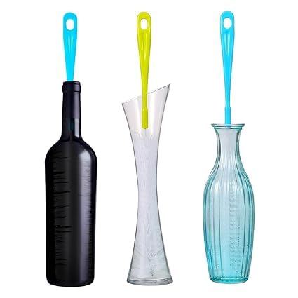 Long Bottle Cleaning Brush of Nylon Extra Long Cleaner for Washing Decanter, Thermos, Water Bottle Brush Washer