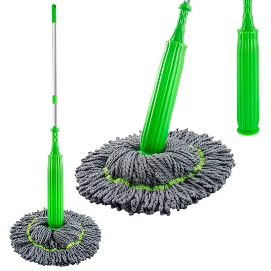 Microfiber Twist Mop for Floor Cleaning, Squeeze Twist Mop Stick, Durable Dust Easy to Use Floor Cleaner, Effective for Hardwood, Tile